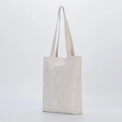 Shoulder Bag Women Canvas Lace Embroidery Student Book Sweet Casual