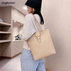 Shoulder Bags Women Casual Patchwork All-match Large Capacity Totes
