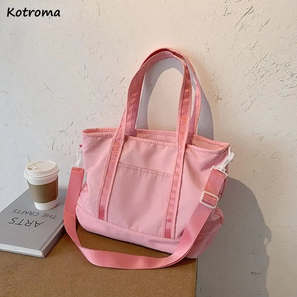 Shoulder Bags Women Large Capacity Gym Fitness Portable Storage Bag