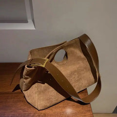 Shoulder Bags Women Large Capacity Wide Strap Autumn All-match Casual Totes