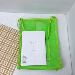 Mesh Casual Transparent Underarm Bag Womens Shopping Large Capacity