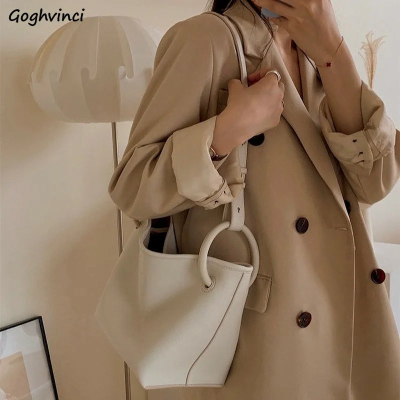 Shoulder Bags Women PU Leather Soft Totes Large Capacity Composite Bag