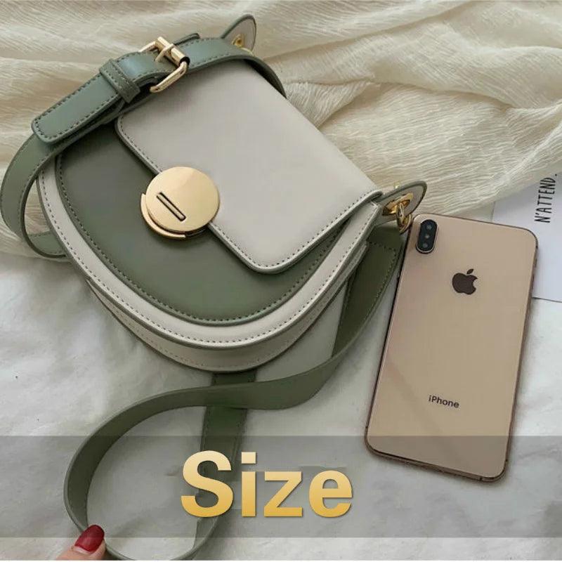 Shoulder Bags Women Panelled Leisure Cross Body Sweet Teens Females Handbags