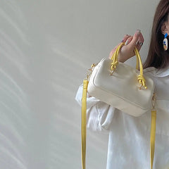 Women Shoulder Bag Patchwork PU Leather Crossbody Bag