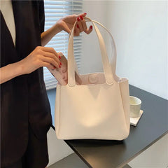 Shoulder Bags Women PU Leather Totes Bag Office Lady Big Capacity