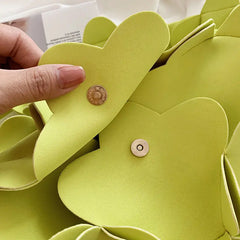 Shoulder Bags Women Solid Nylon Fabric Petals Style Ins Underarm
