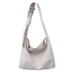 Canvas Shoulder Bag Large Capacity Brief Style Crossbody All-match