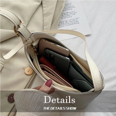 Shoulder Bags Women Solid PU Leather Brief Crossbody Flap Mini Handbags
