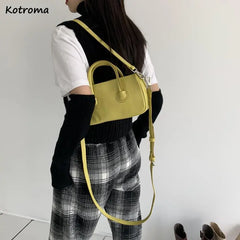 Solid Spring Bright Crossbody Shoulder Bag