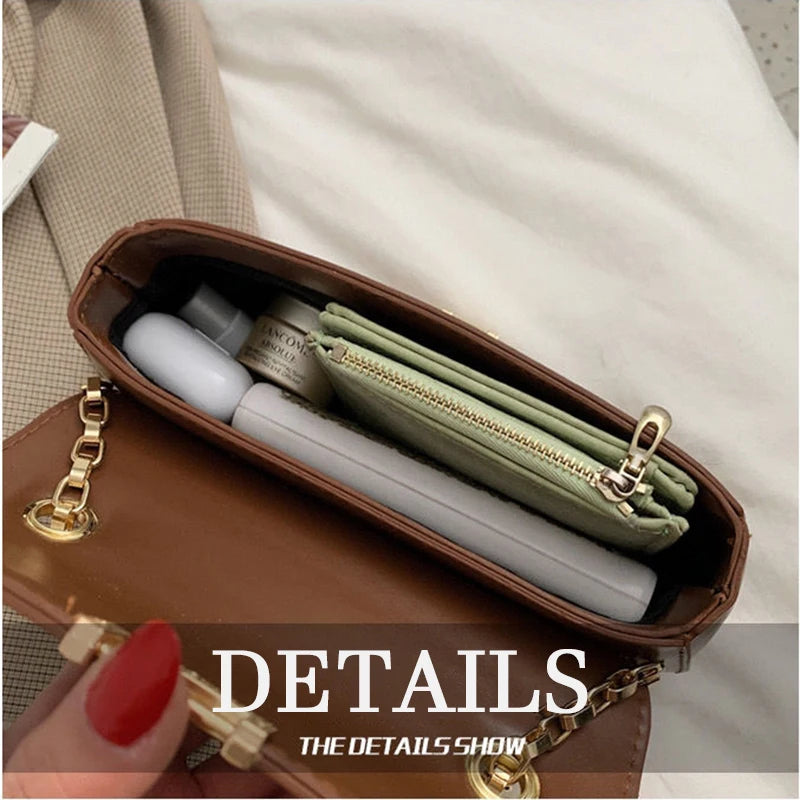 Shoulder Bags Women PU Mini Chain Handbags