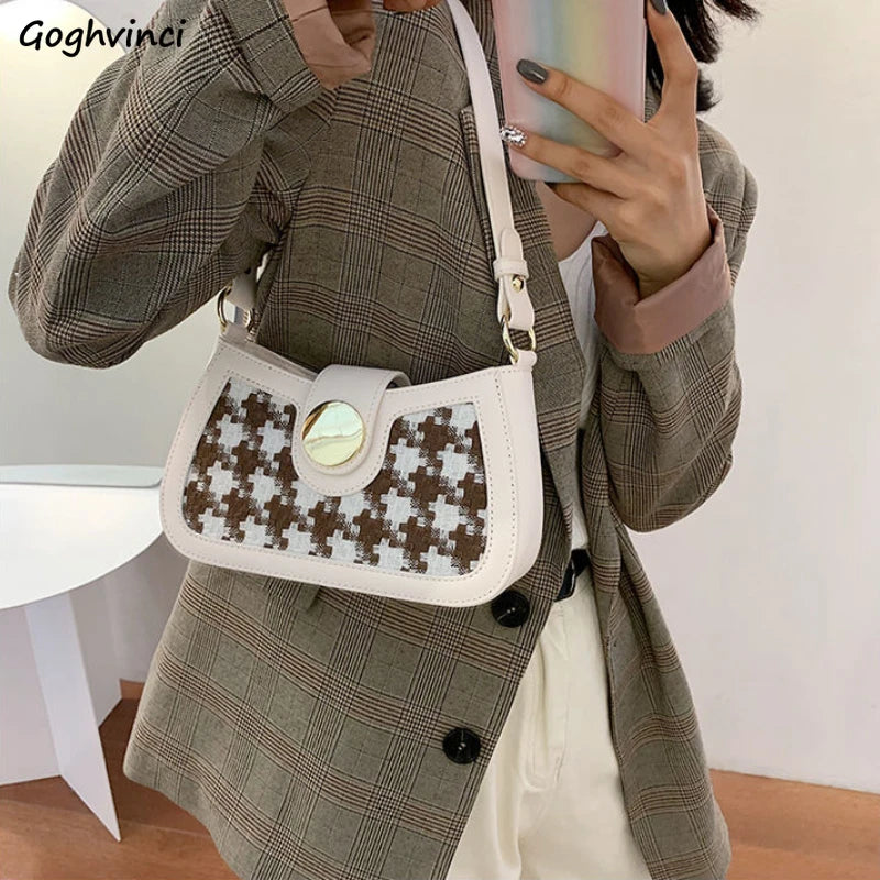 Vintage Ladies Handbag High Daily Shoulder Bag Women Underarm
