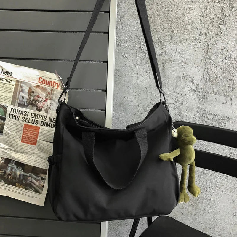Waterproof Harajuku Couple Messenger Nylon Bag Students Large