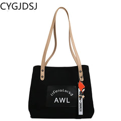 Canvas Tote Shoulder Sling Bag for Women Office