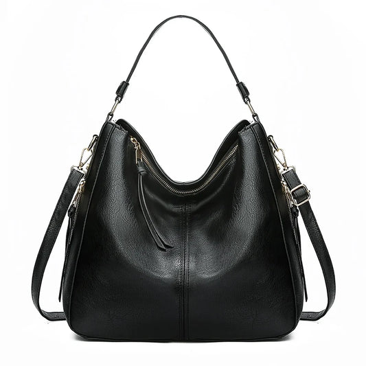 Women's Leather Shoulder Bag Crossbody Tote High Capacity Purse