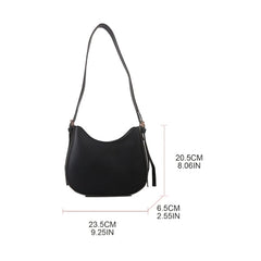 Women's PU Leather Shoulder Bag Retro Classic Purse Handbag Clutch