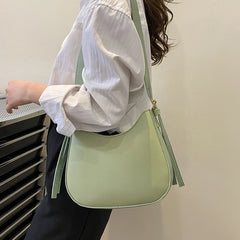 Women's PU Leather Shoulder Bag Retro Classic Purse Handbag Clutch