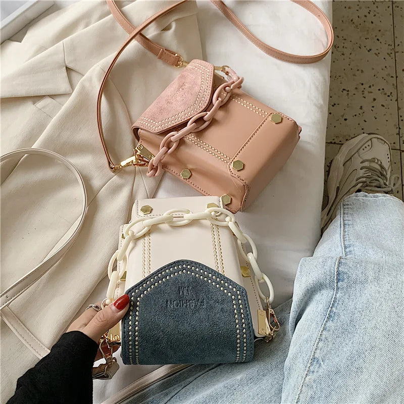 Shoulder Crossbody Bag for Women 2021New Contrast Mobile Phone Bag Messenger Bag