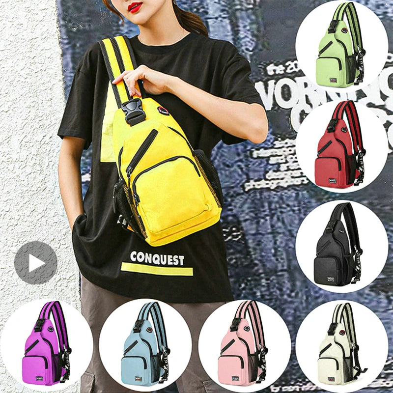 Waterproof Crossbody Shoulder Bag Chest Waist Fanny Pack for Women Men