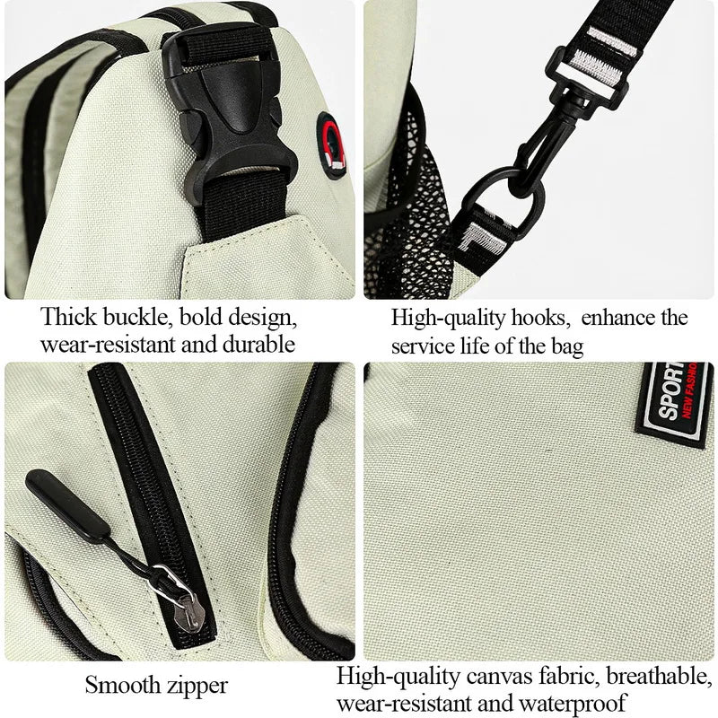 Waterproof Crossbody Shoulder Bag Chest Waist Fanny Pack for Women Men