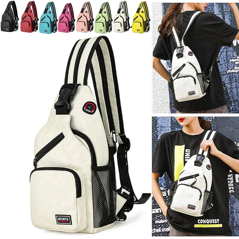 Waterproof Crossbody Shoulder Bag Chest Waist Fanny Pack for Women Men