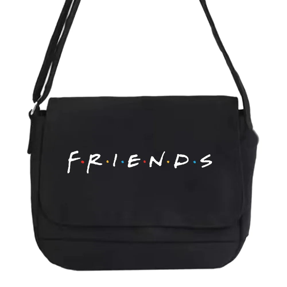 Harajuku Canvas Crossbody Bag Japanese Diagonal Pouch