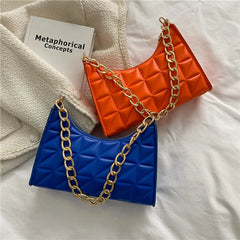 Women's Classic Leather Shoulder Bag