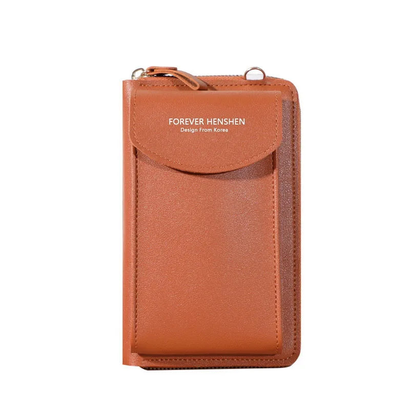 Shoulder Wallet Women Phone Wallet Purse Bag Handbag Long Wristlet Wallets
