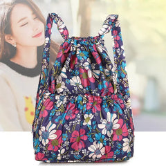 Foldable Travel Backpack - Lightweight Thin - Female Shoulder Bag