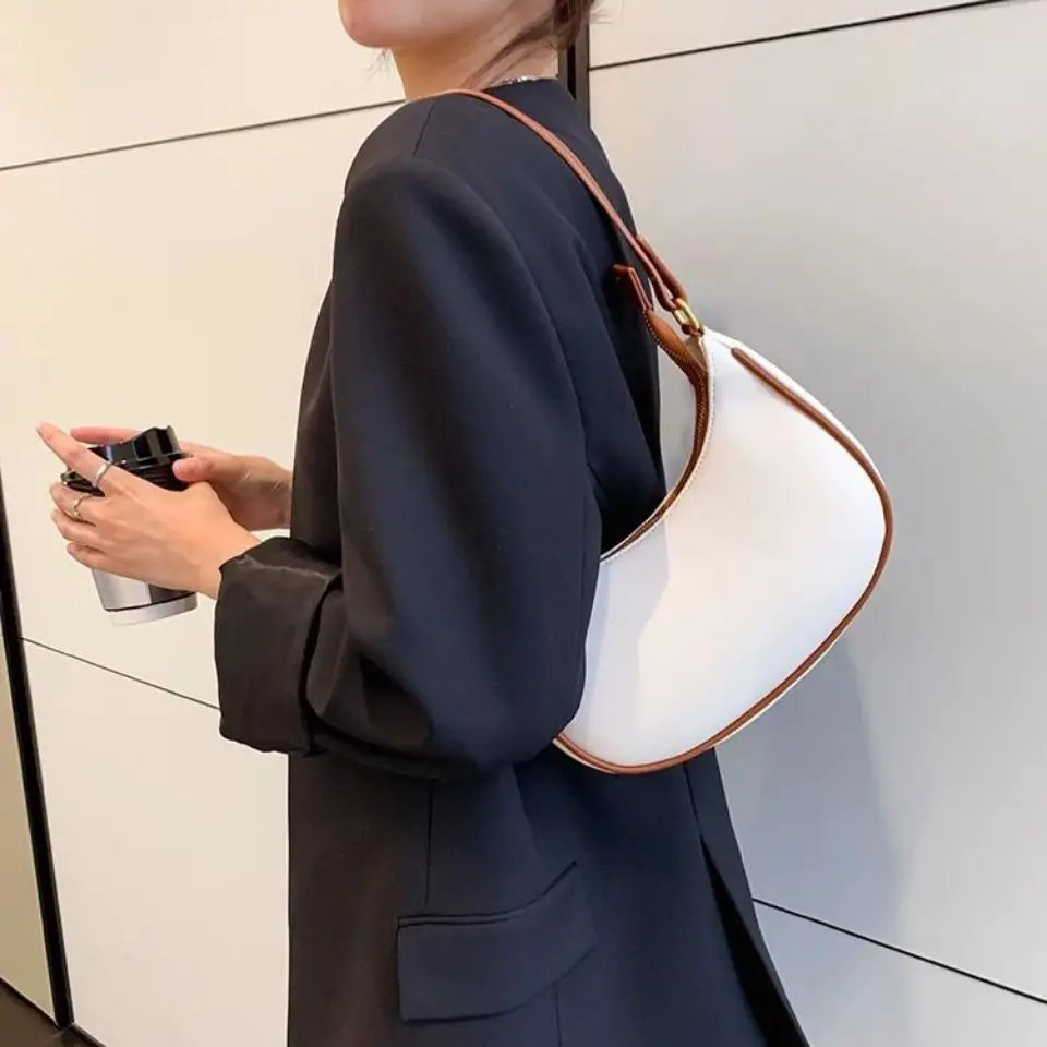 Women's Shoulder Bag PU Leather Underarm Handbags