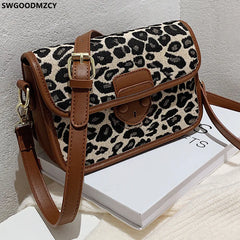 Women's Crossbody Shoulder Bag Square Office Purse