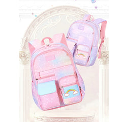 Side-Opening School Bags Waterproof School Backpack For Girls