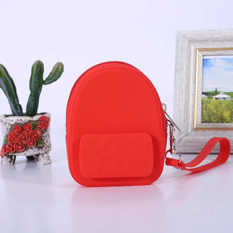 Silica Gel Headphone Bag Mini Bags Portable Storage Coin Pouch Wallet