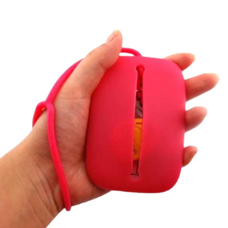 Silicone Key Bag Key Ring Wallet Holder Hook Case Small Fresh Keyring Pillow