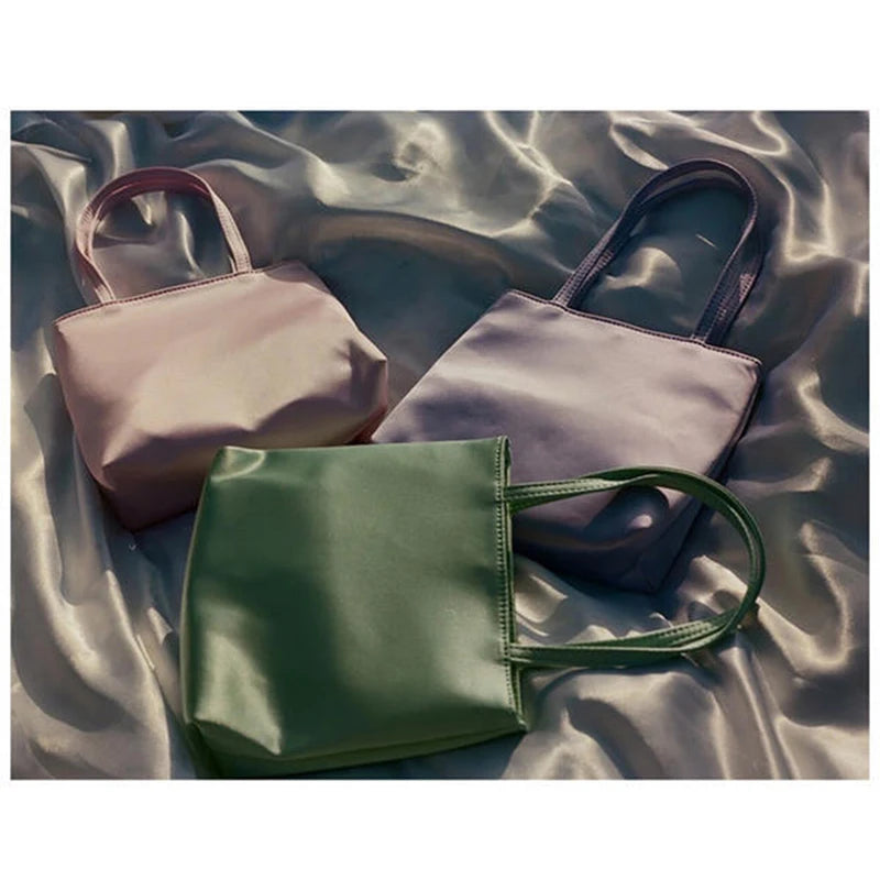 Silk Women Bag Retro Satin Niche Handbag Underarm Shopping Bag