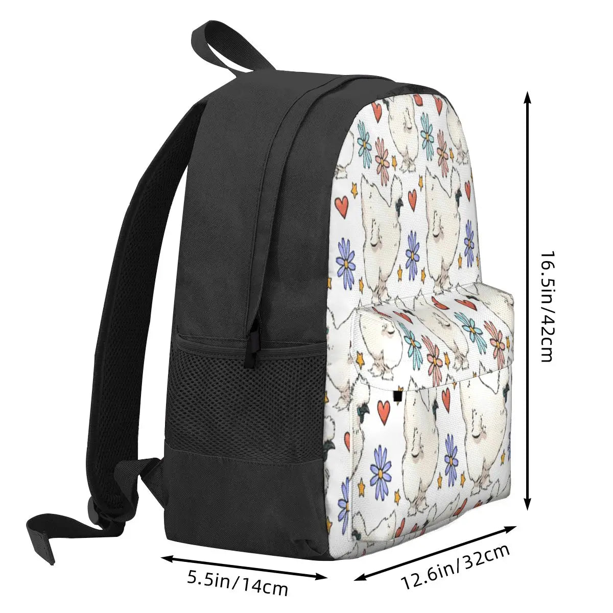 Silkie Chicken Pattern Backpacks Men's & Women's Bag