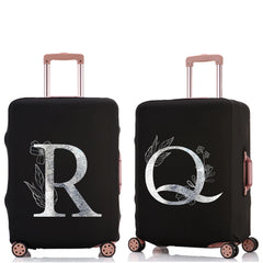 Silver Luggage Cover Thicker Protective Elastic Dust Cover 18-32 Inch