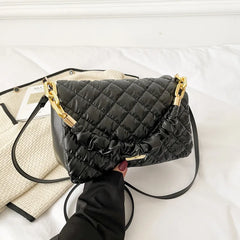Quilted Shoulder Bag Large Crossbody Case Padded Bags for Women