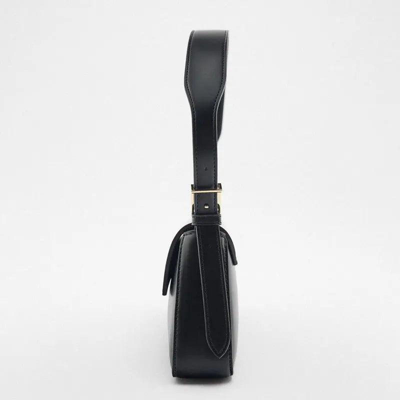 Silver Patent Leather Shoulder Bag for Women
