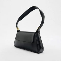 Silver Patent Leather Shoulder Bag for Women