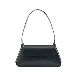 Silver Patent Leather Shoulder Bag for Women