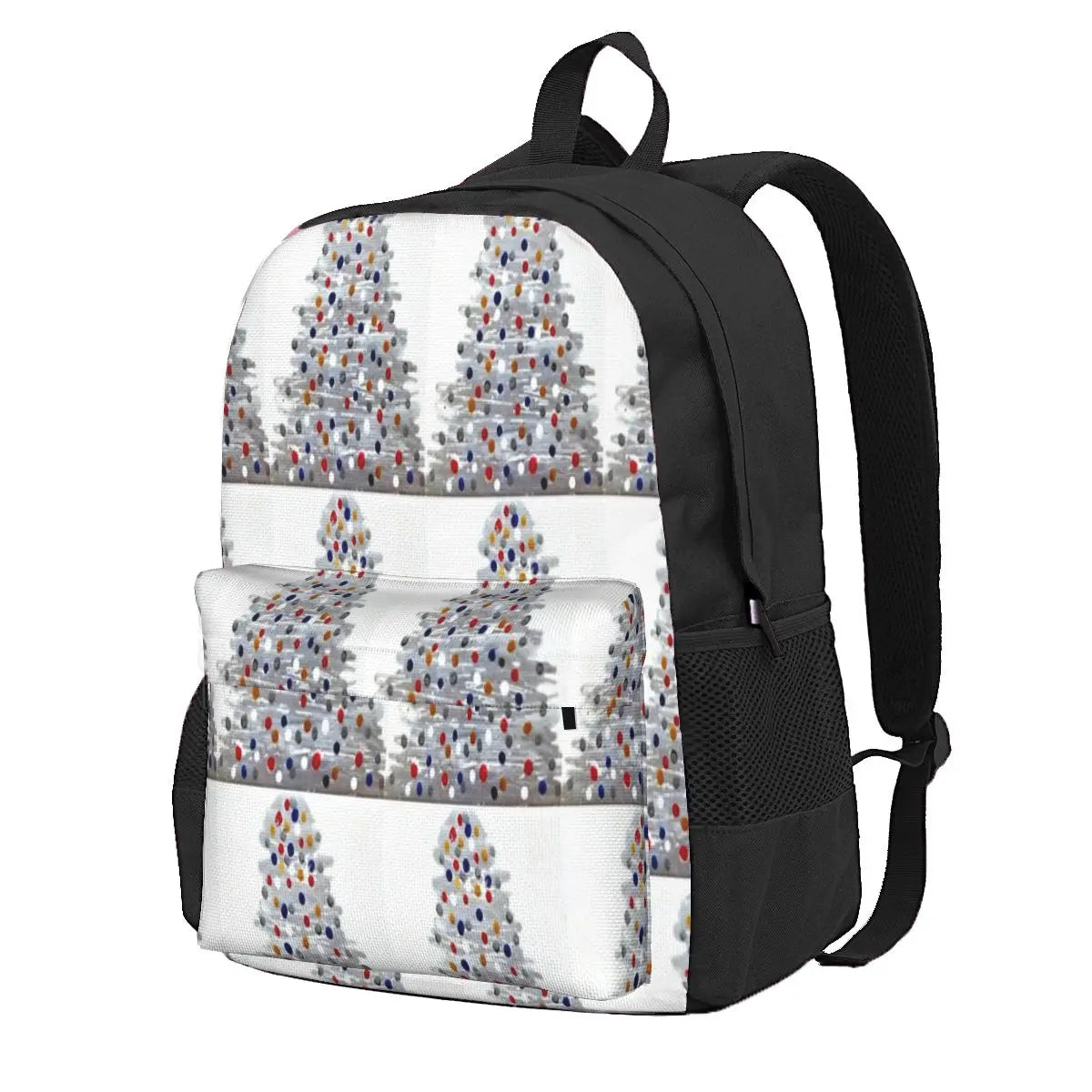 Silver Xmas Tree Backpacks Men's Backpacks Bags For Women