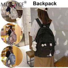 Large Capacity Student Backpack Multi-pocket Rucksack