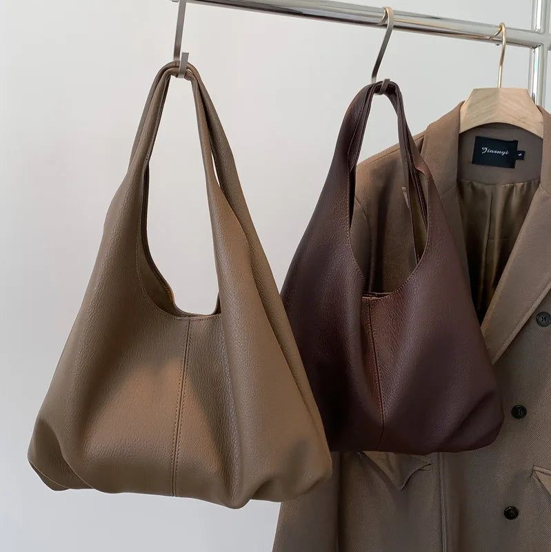 Soft Leather Work Women's Bag Autumn All-match Shoulder Bags
