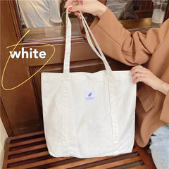 Vintage Sen Women Armpit Canvas Bag Large Handbag