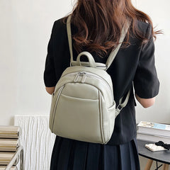Mini School Bag Solid Shoulder Bag Students Girl
