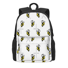 Bee Pattern 2 Backpacks Men's Backpacks Bags For Women Back Pack With Zipper