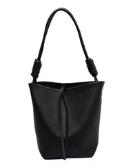 Women's Bucket Shoulder Bag Crossbody Pu Leather Handbags Underarm