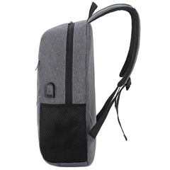 Men Oxford Business Backpack Travel Shoulder Schoolbag USB Charging