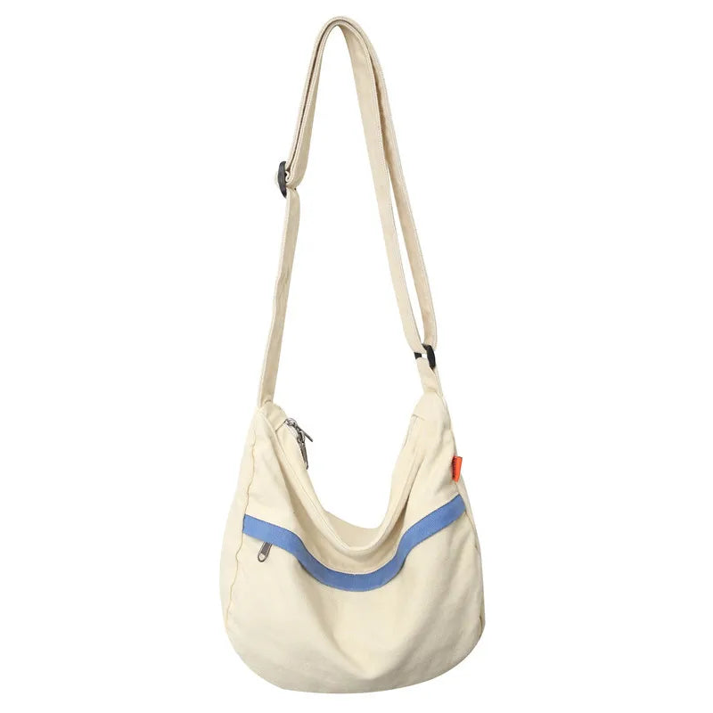 Casual Nylon Crossbody Bags for Woman Retro Literature Art