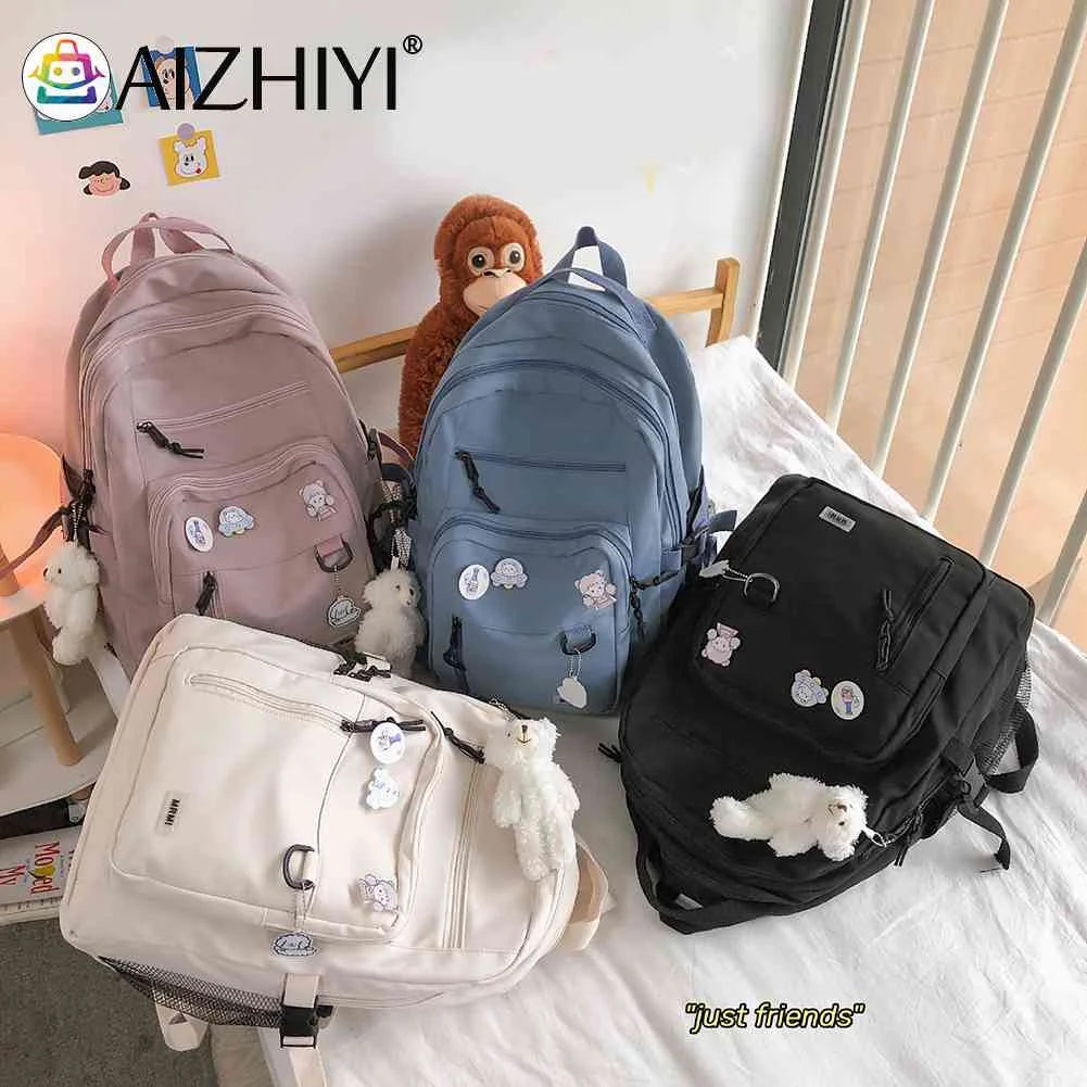 College Backpacks Multi-pocket Casual Travel Mochilas Large Capacity